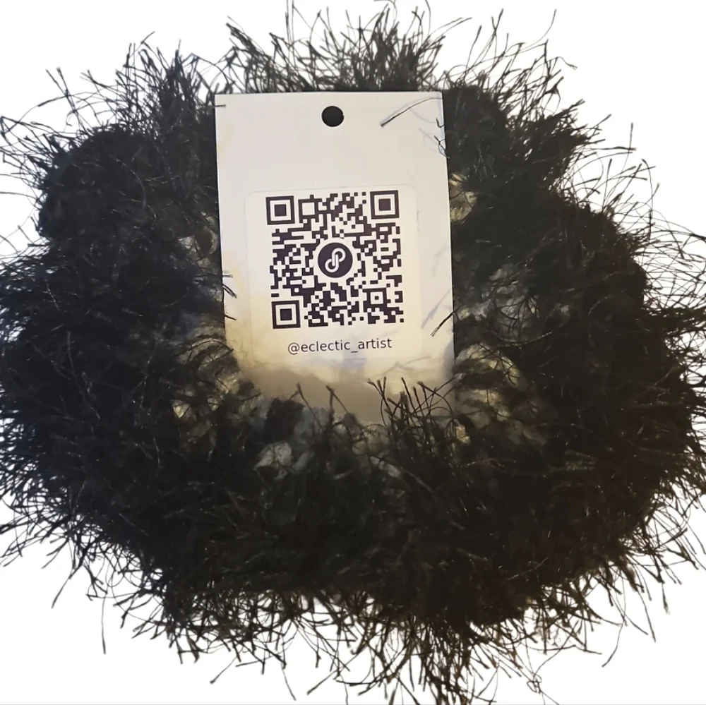 Hand Crafted Black Swan Tutu Scrunchie 6